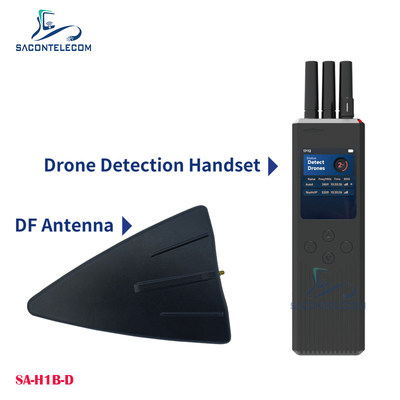 Ręczne drony bezzałogowe detektor sygnału DJI serii, FPV wykrywanie dronów do odległości 3 km